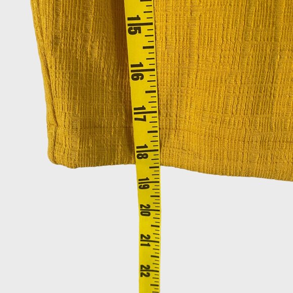 Madewell Texture & Thread Off-the-Shoulder Button-Front Top Women's Small New - Picture 12 of 12